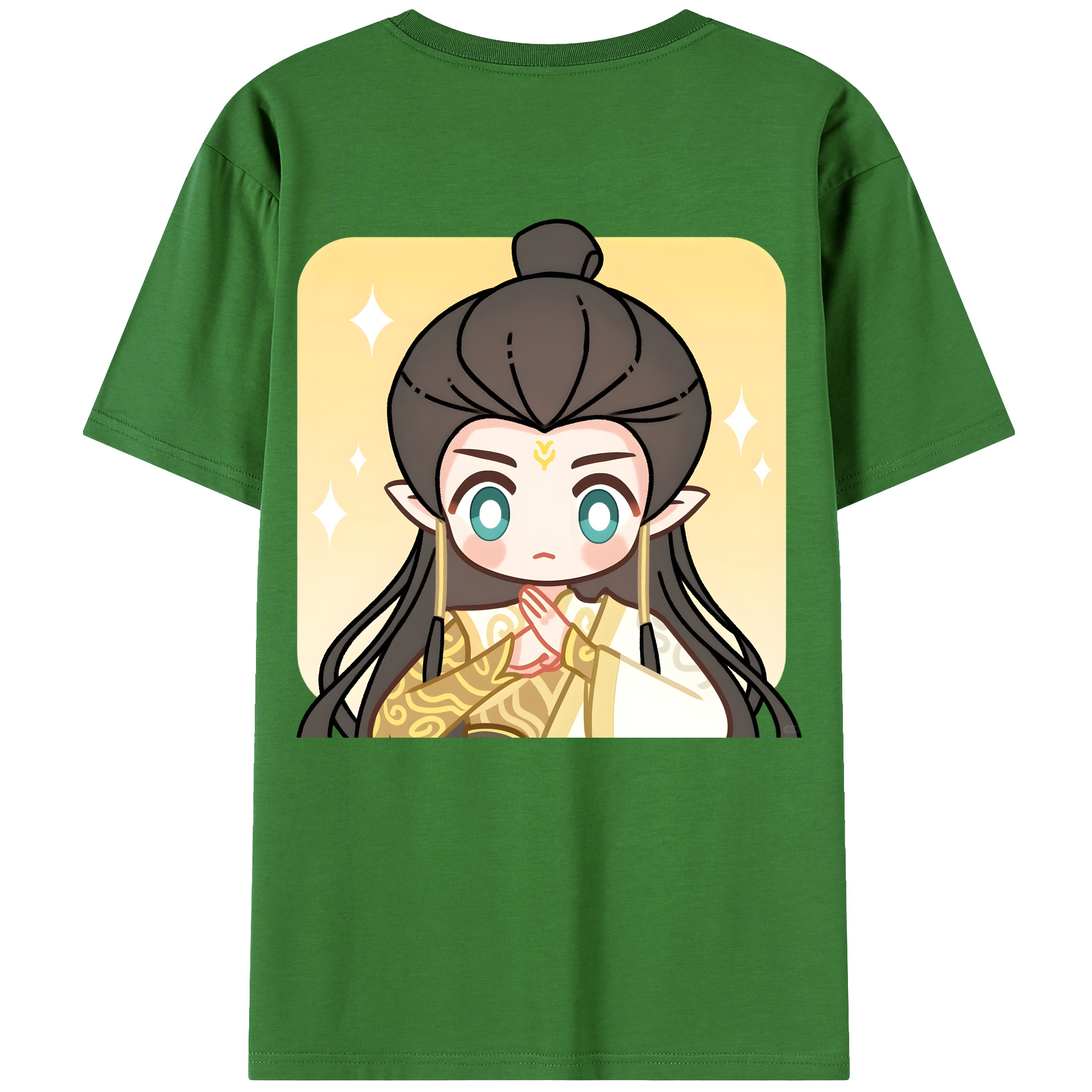 （画像用） Ne Zha 2 ナタ 魔童の大暴れ レディース半袖Tシャツ(バックプリント)